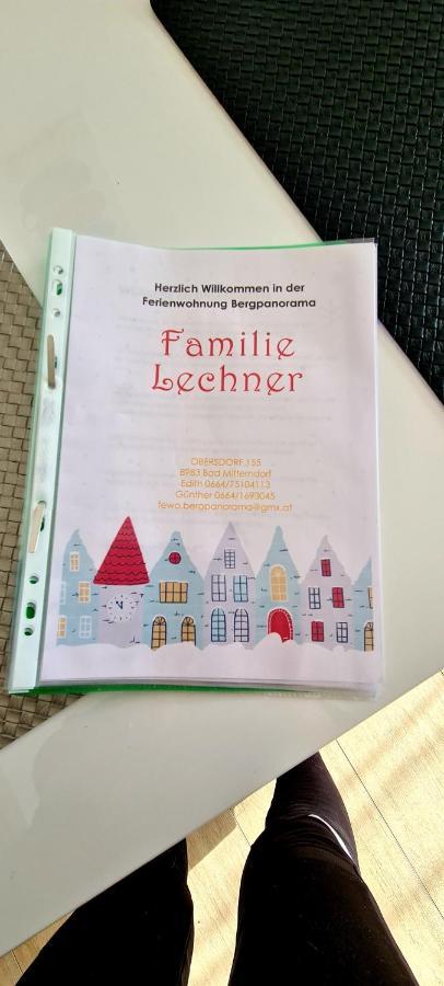 Ferienwohnungen Bergpanorama 巴德米滕多夫 外观 照片